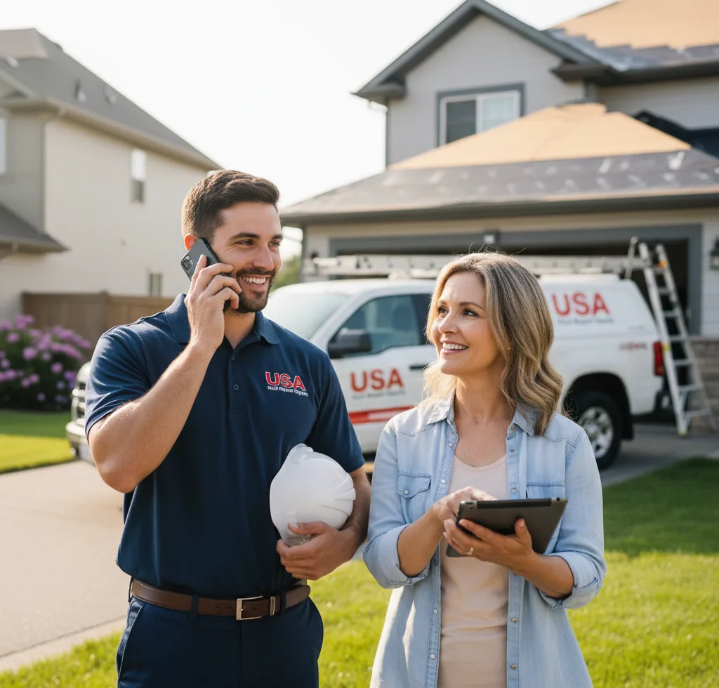 USA Roof Repair Experts customer support in Hettinger